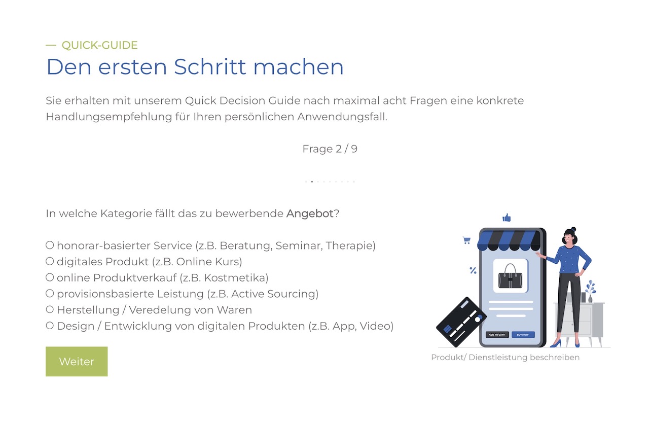 Details zur Studie im Beitrag auf Webseite beschreiben