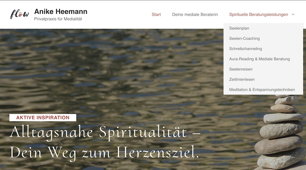 Was ist eine Kategorieseite - Beispiel für Leistungen