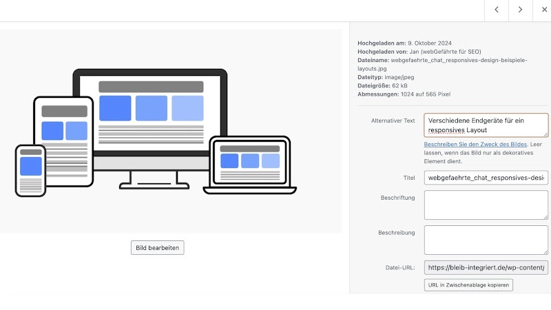 Website Bilder optimieren - Alt-Tag pflegen