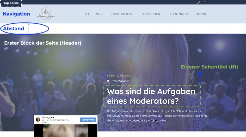 WordPress: Abstand zwischen Blöcken verringern