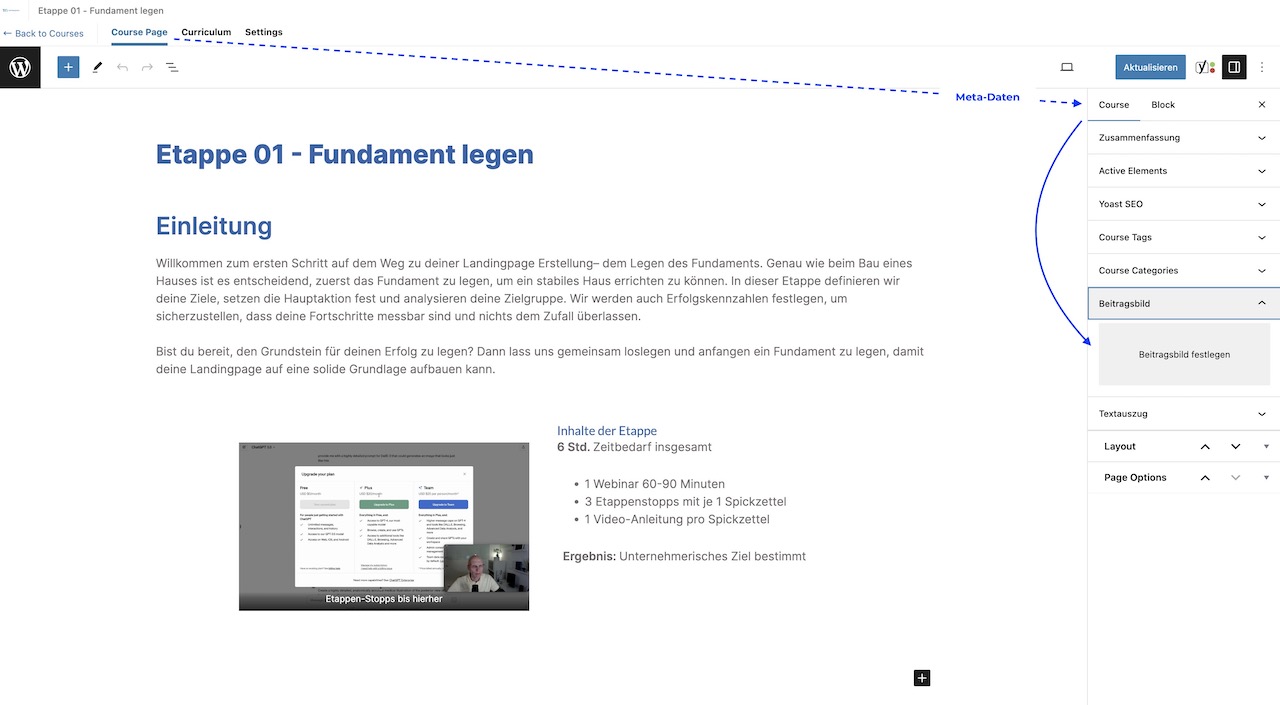 Beitragsbild in WordPress ändern