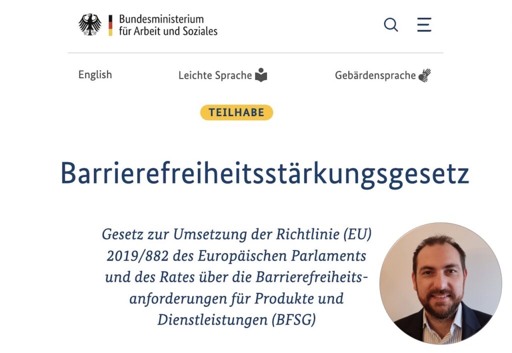 Illustration zur Barrierefreiheit von Webseiten, die Nutzerfreundlichkeit für alle zeigt.