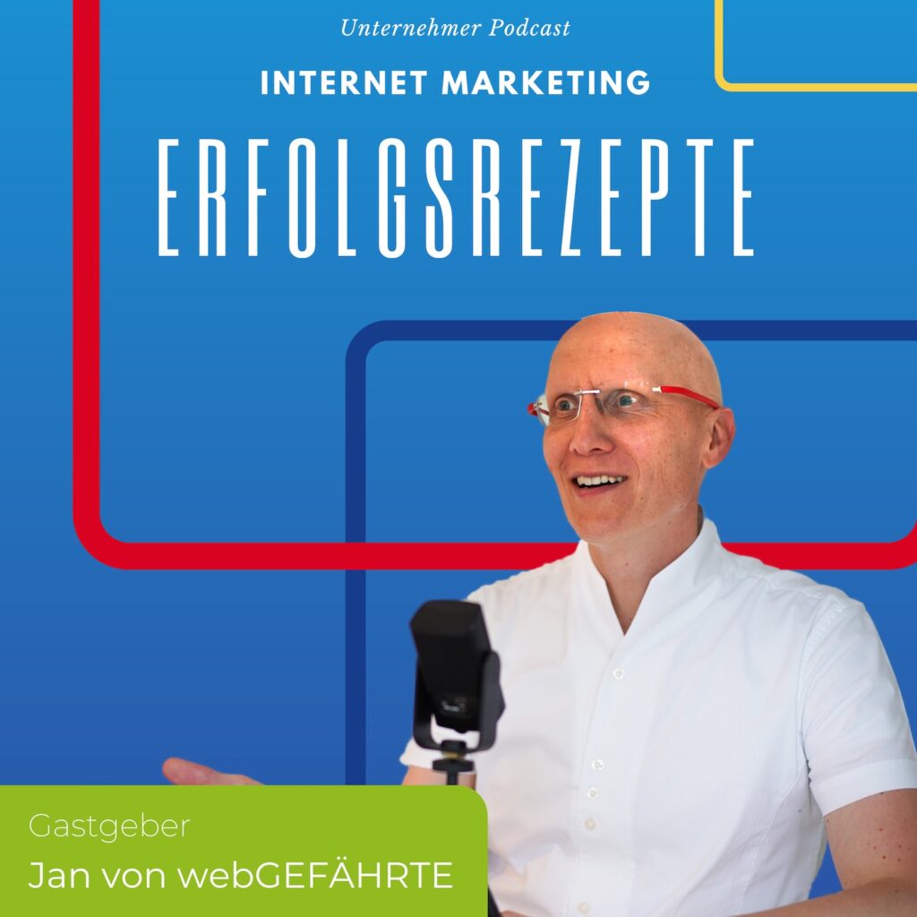 Unternehmer Podcast Cover mit Jan Czichos zu Internet Marketing und Erfolgsrezepten.