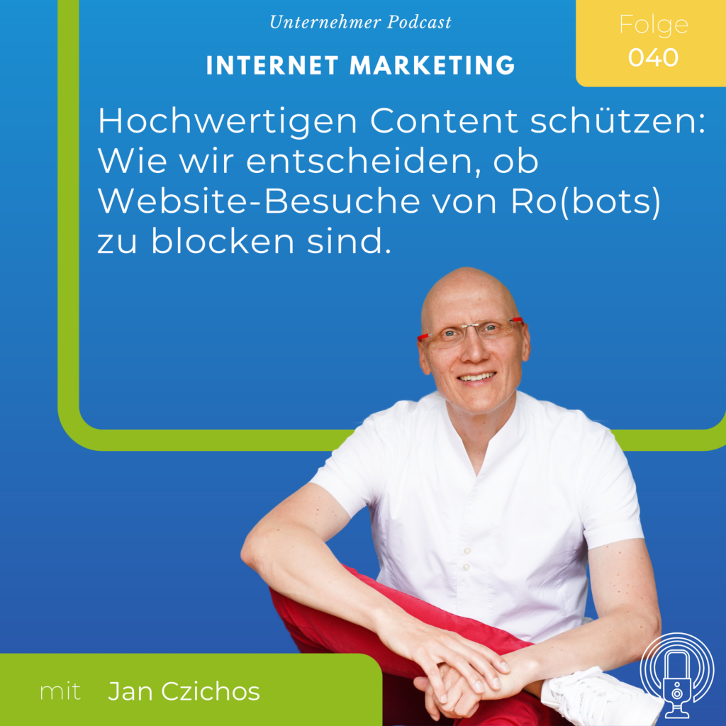 Podcast-Cover für REF! Unternehmer mit Jan Czichos: Modernes Design, inspirierendes Thema für Unternehmer.